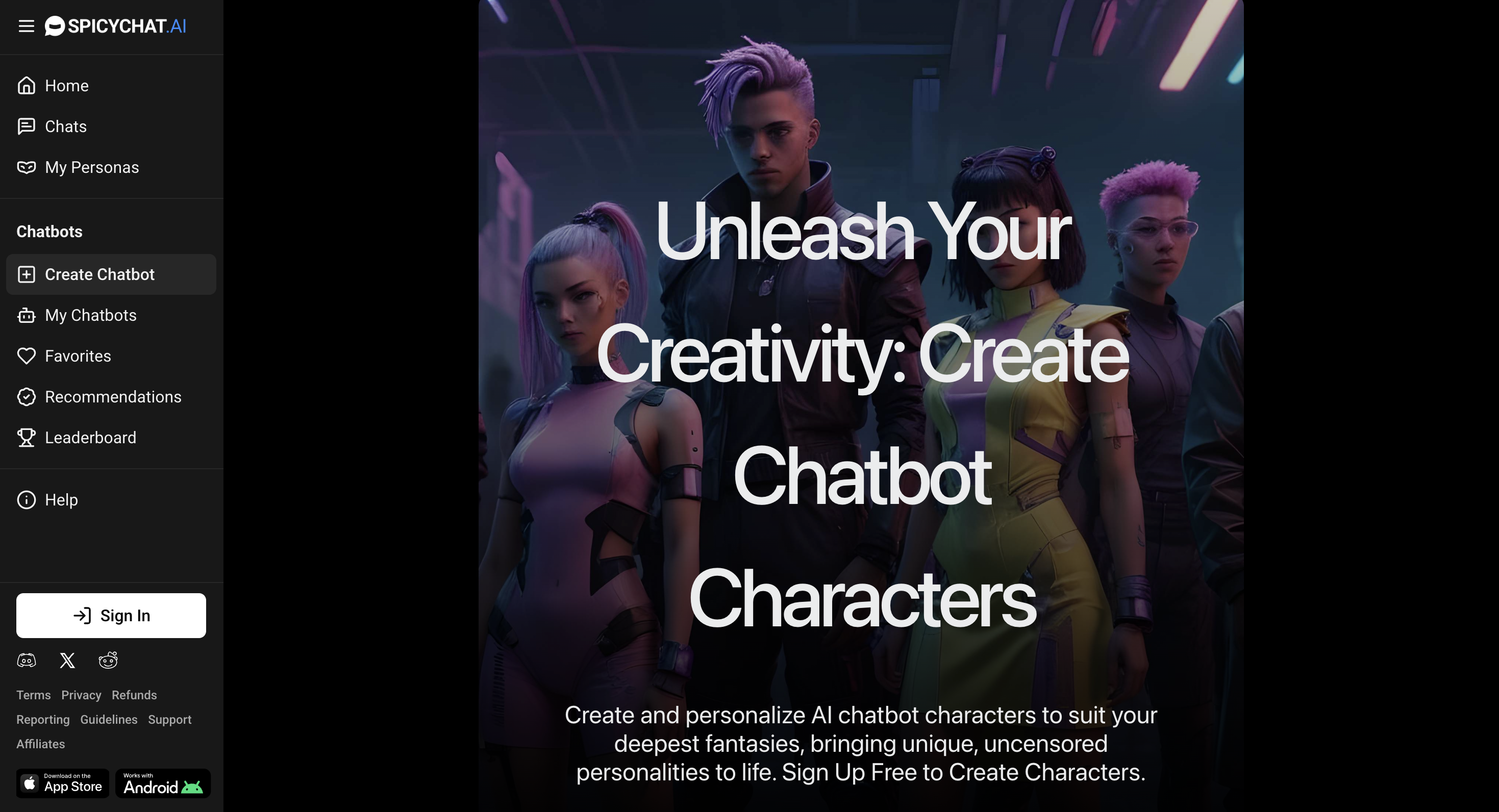 SpicyChat AI screenshot 3